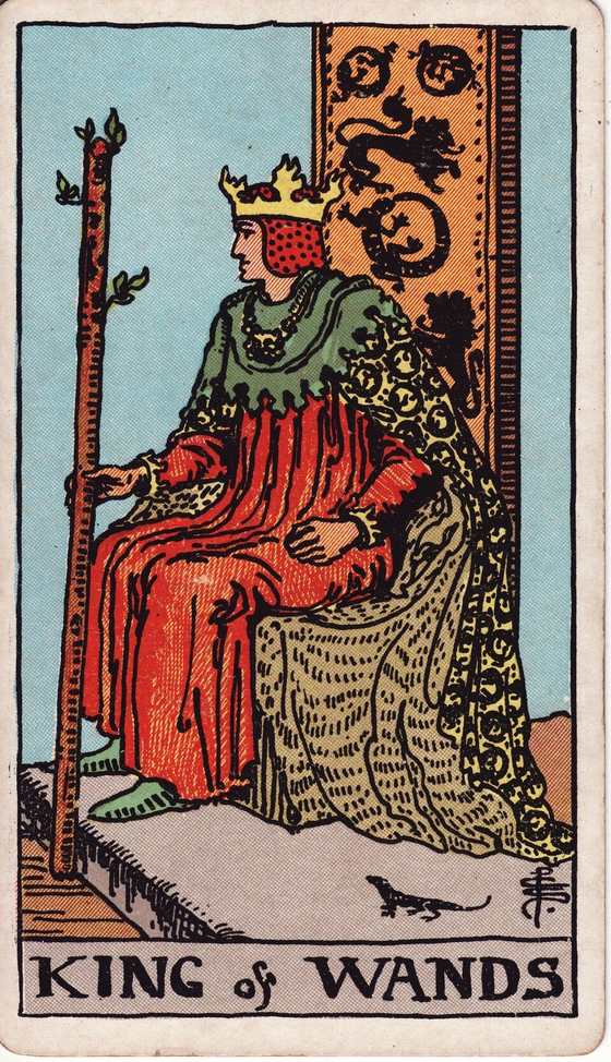 权杖国王 Rider–Waite–Smith tarot card