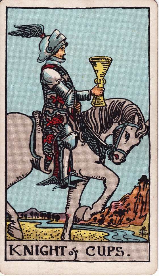 圣杯骑士 Rider–Waite–Smith tarot card