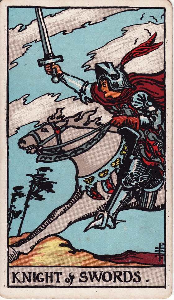宝剑骑士 Rider–Waite–Smith tarot card