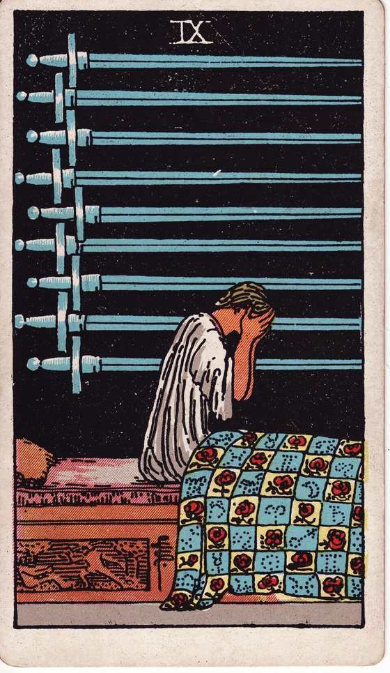 宝剑九 Rider–Waite–Smith tarot card