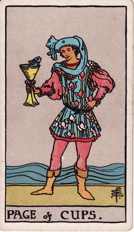 圣杯侍从 Rider–Waite–Smith tarot card
