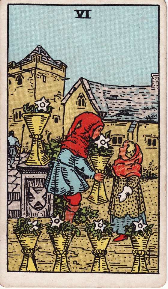 圣杯六 Rider–Waite–Smith tarot card