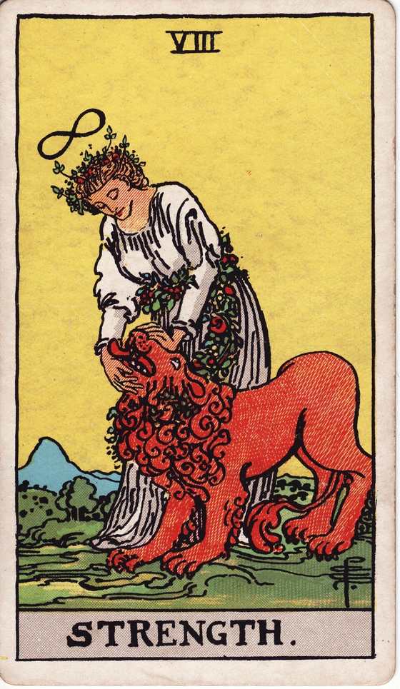 力量 Rider–Waite–Smith tarot card