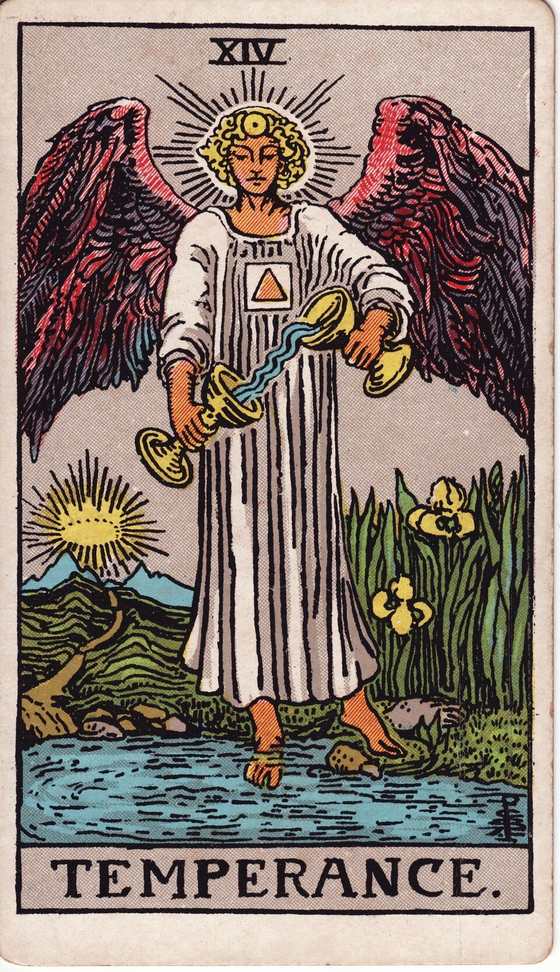 节制 Rider–Waite–Smith tarot card