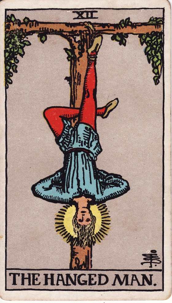 倒吊人 Rider–Waite–Smith tarot card