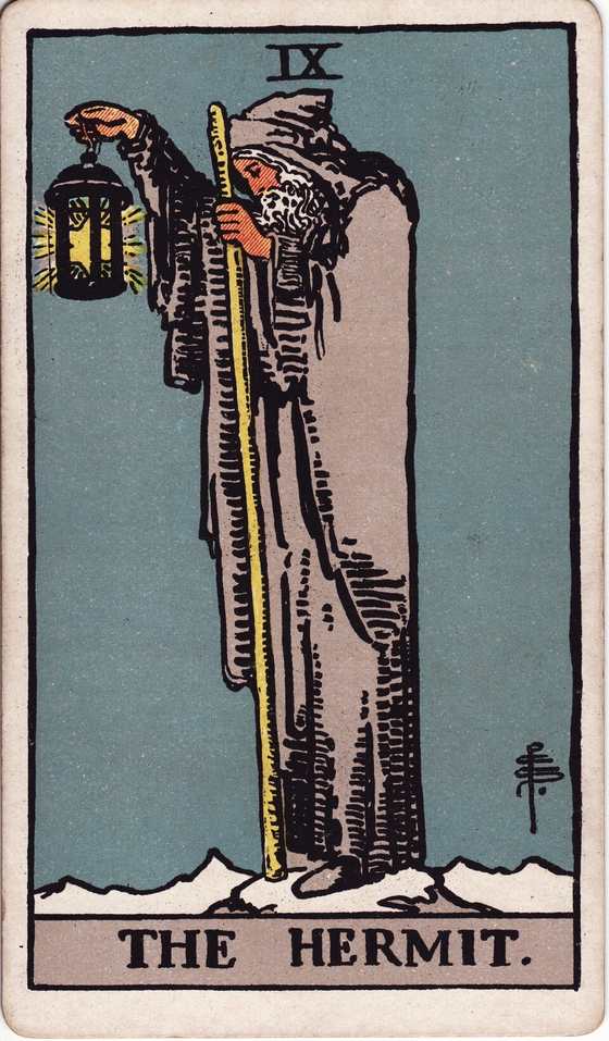 隐士 Rider–Waite–Smith tarot card
