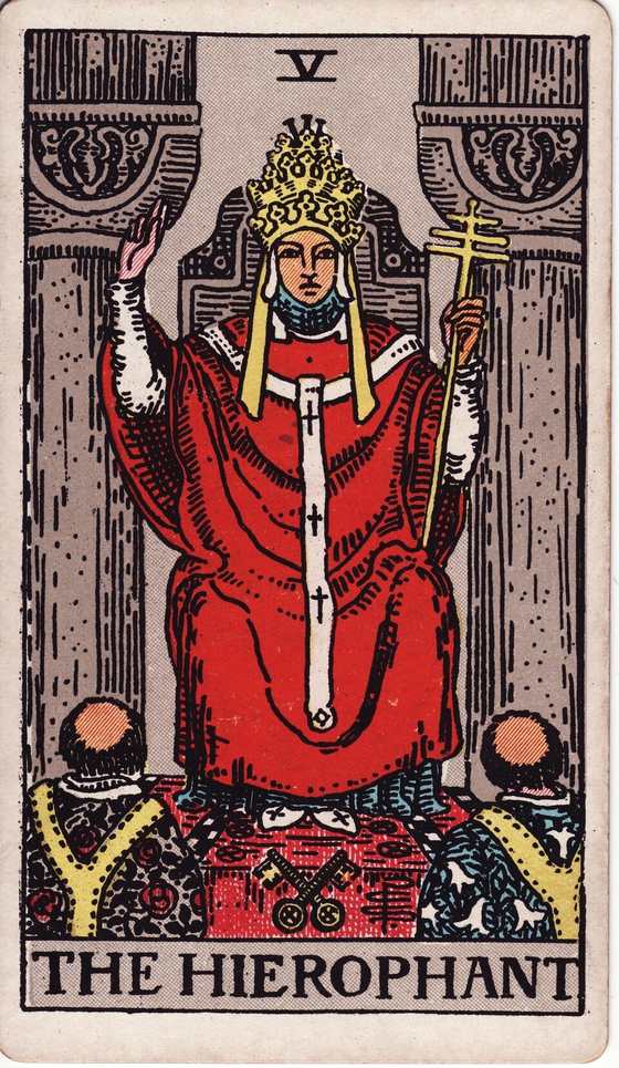 教皇 Rider–Waite–Smith tarot card