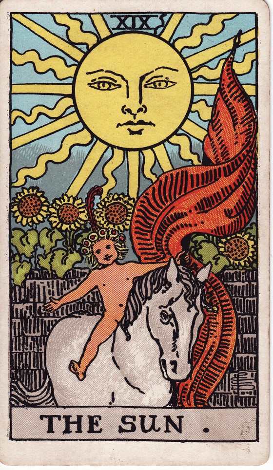 太阳 Rider–Waite–Smith tarot card