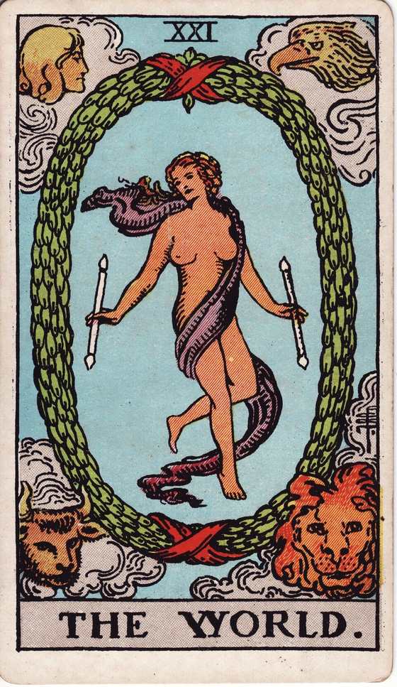 世界 Rider–Waite–Smith tarot card